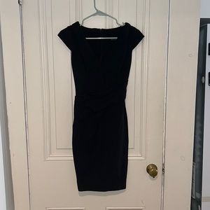 TOPSHOP black bodycon dress
